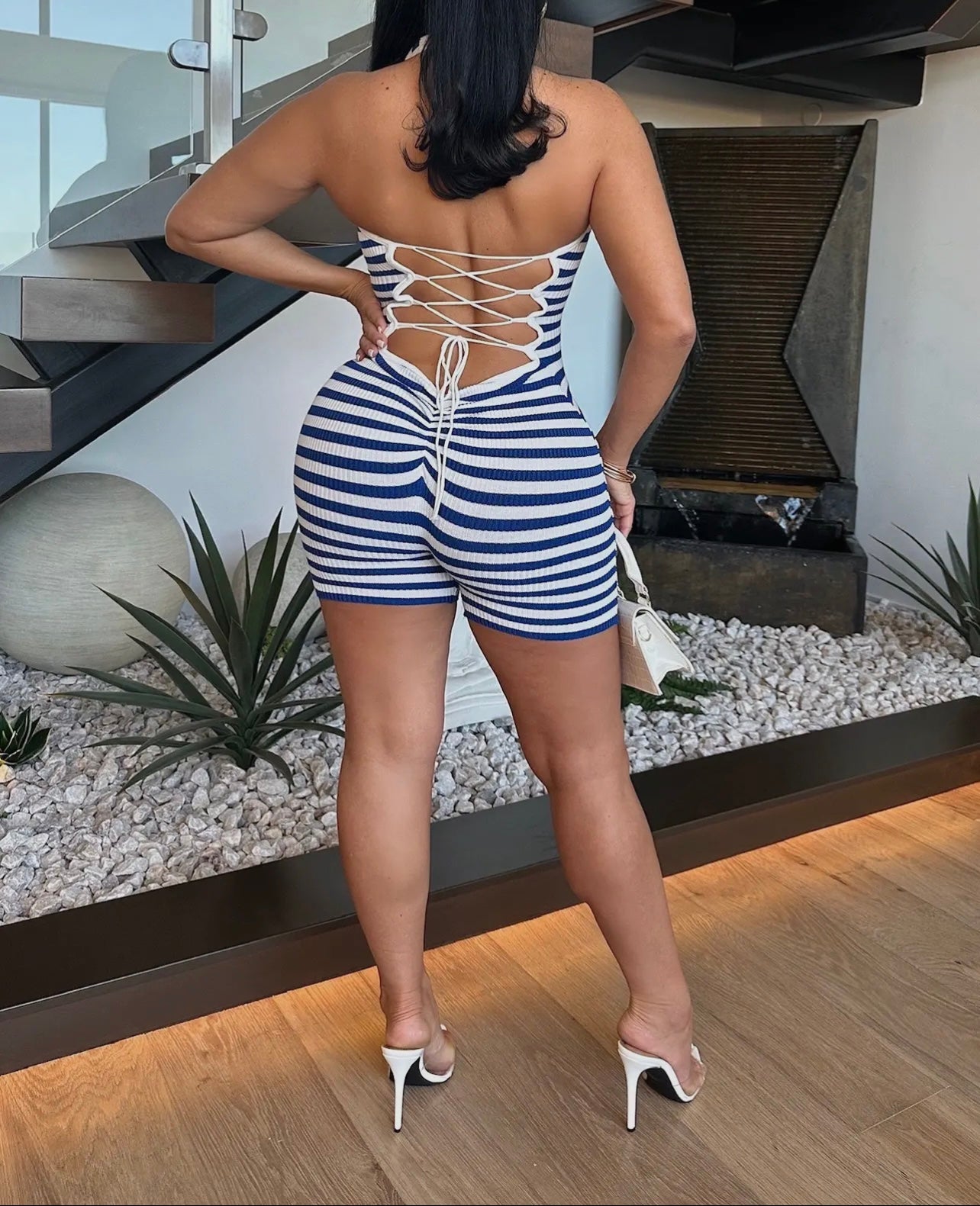 “STRIPE” ROMPER