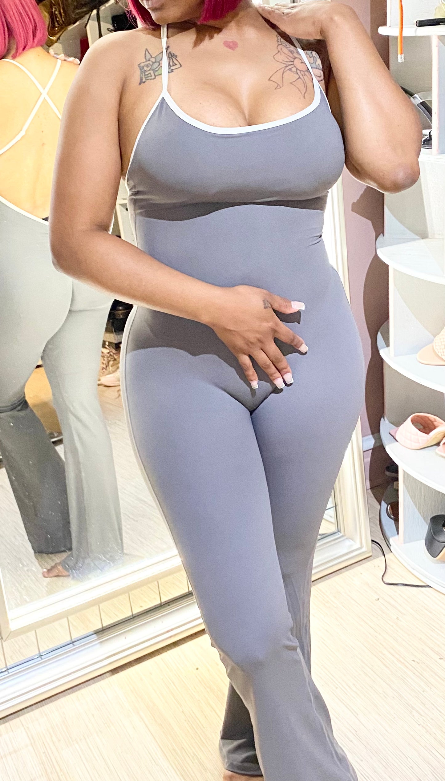 "BODYCON" JUMPSUIT