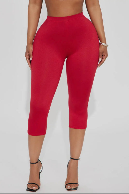 "JERSEY" CAPRI LEGGINGS